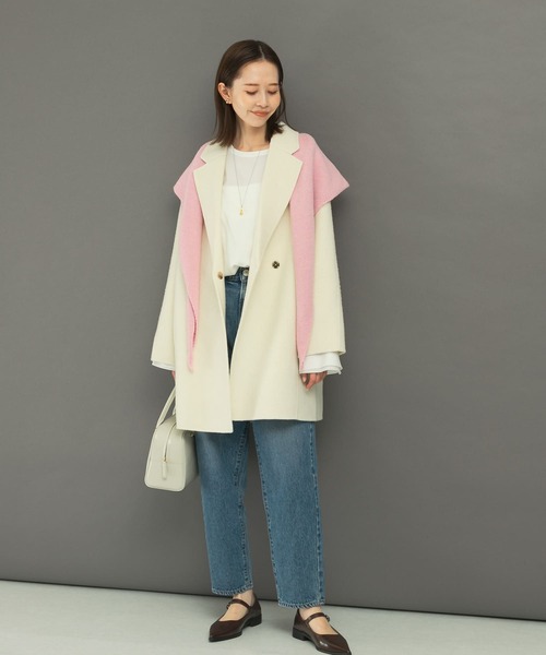 セール】ウールカシミヤリバーチェスターコート（チェスターコート