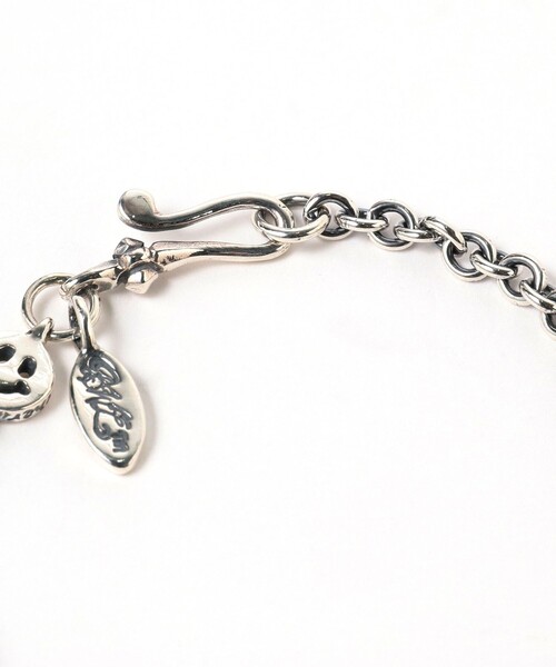 B596 - Round Chain Link Bracelet Happy Face（ブレスレット）｜BILL