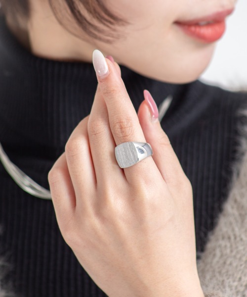 セール】【TOMWOOD(トムウッド)】Cushion Satin シルバーリング 指輪