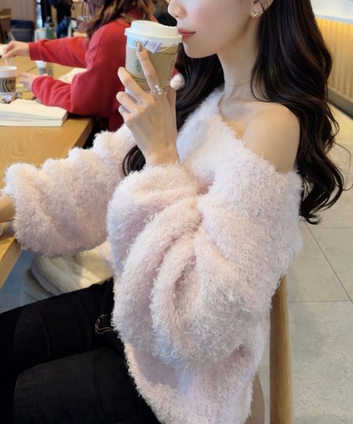 ミルキーカラーボリュームニット（ニット/セーター）｜ACYM（アシーム