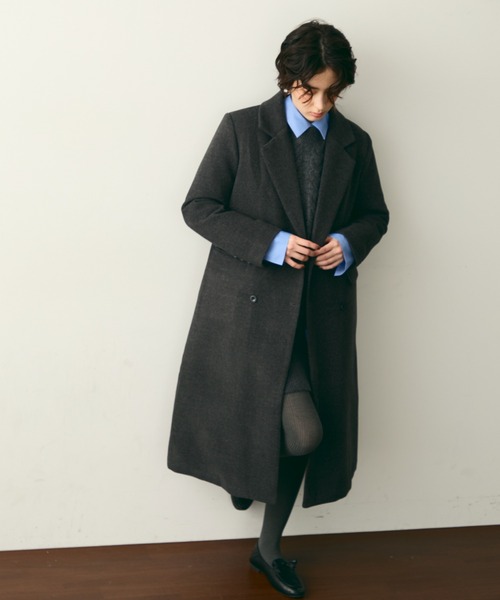 セール】裏キルティングチェスターコート（チェスターコート）｜Trish