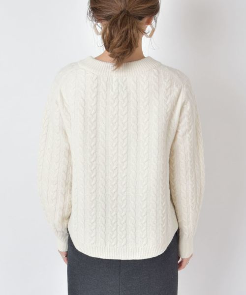 SHIPS（シップス）の「HAMILTON カシミヤケーブルニット◇（ニット