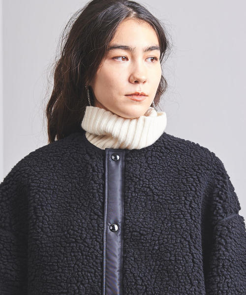 HYKE（ハイク）の「＜HYKE（ハイク）＞ ボア ショートコート