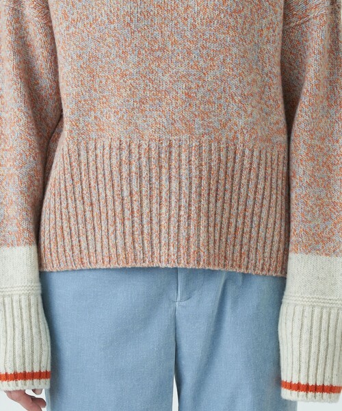 MACPHEE（マカフィー）の「ファインラムズウール タートルネックプル