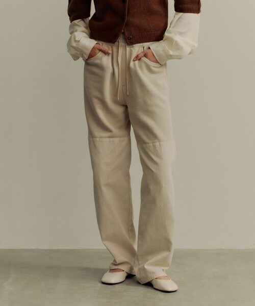 AMOMENTO for ADAM ET ROPE'】別注DRAWSTRING DENIM PANTS（その他