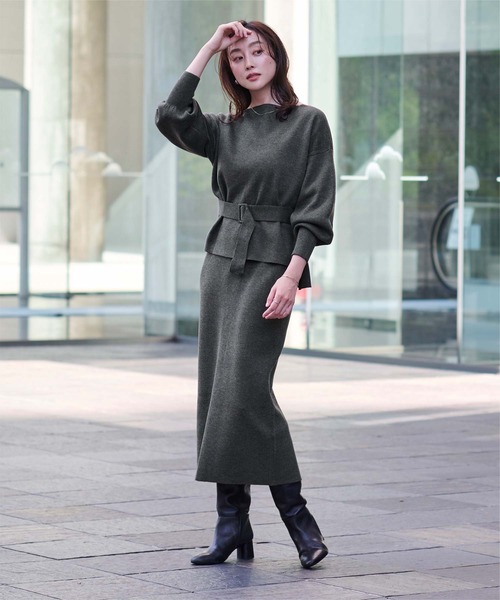 ミラノリブニットセットアップ（セットアップ）｜ur's（ユアーズ）の