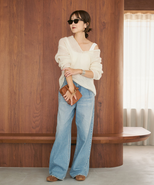 追加》ALPACA MIX BUTTON ニット 3（ニット/セーター）｜Plage