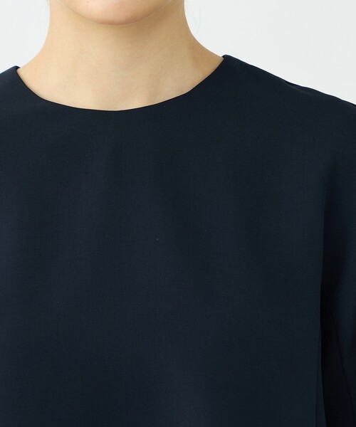 ドライダブルクロス クルーネックプルオーバー（シャツ/ブラウス