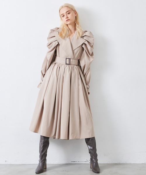 LA BELLE ETUDE（ラベルエチュード）の「ギャザーボリューム袖ドレス