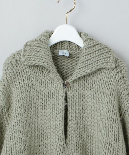 6（ロク）の「＜6(ROKU)＞WOOL ROVING KNIT PULLOVER/ニット（ニット