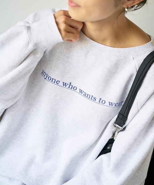 セール】【haru×FRAMeWORK】ロゴスエット（スウェット）｜FRAMeWORK