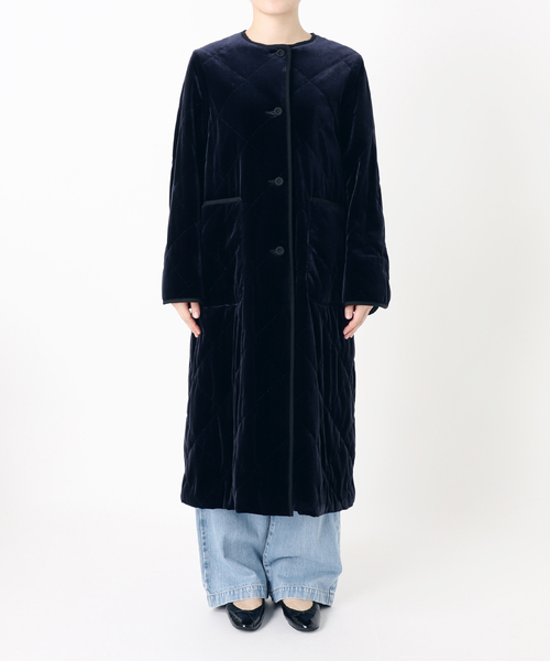 IENA LA BOUCLE ベロアキルティングコート（その他アウター）｜IENA LA