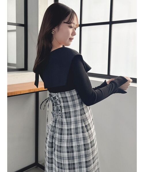 dazzlin（ダズリン）の「アシメマーメイドコルセットワンピース