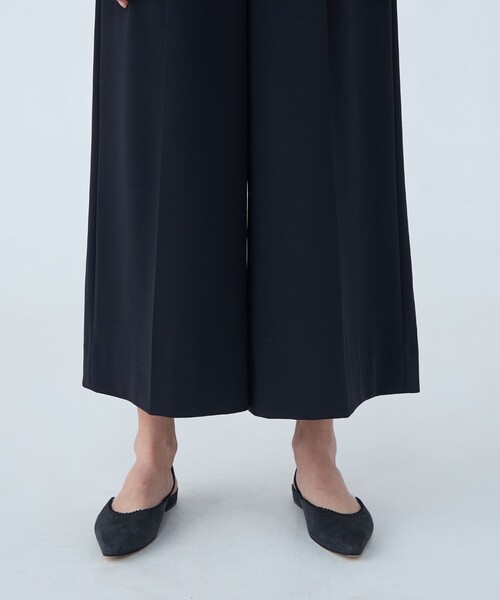 セール】ジョーゼットジャージー Vネックオールインワン（つなぎ