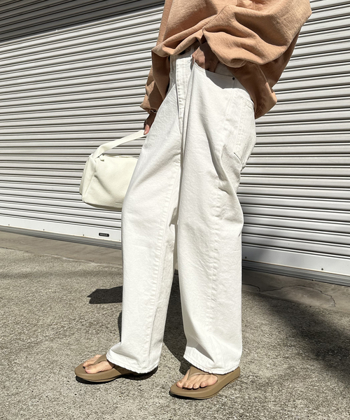 FRAMeWORK（フレームワーク）の「デニムストレートパンツ（デニム