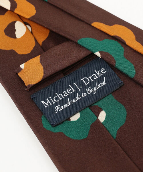 DRAKE'S（ドレイクス）の「Drake's / フラワー柄 プリント ネクタイ