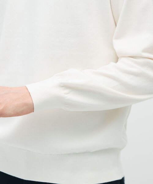 caban（キャバン）の「CABaN コットンカシミヤ プレーンクルーネック