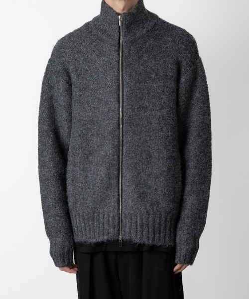 VEIN （ヴェイン）の「シャギーニット ドライバーズジャケット