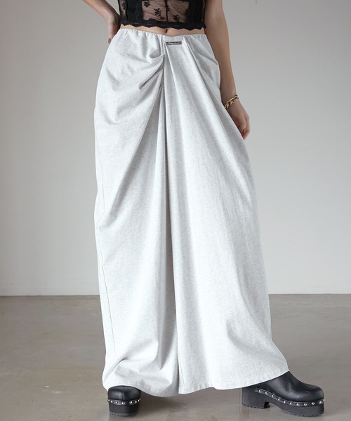 ドレープフロントジャージパンツ / Drape Front Jersey Pants（その他