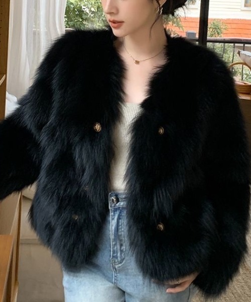 セール】フェミニンファージャケット（ノーカラージャケット）｜gossip