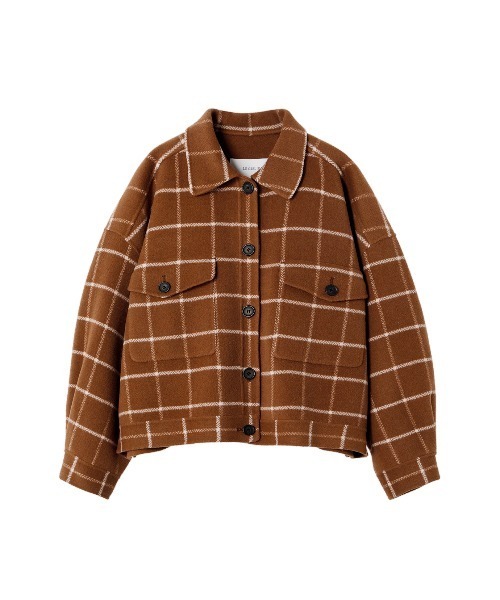 LE CIEL BLEU（ルシェルブルー）の「Check Shirt Jacket（テーラード