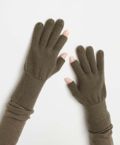 IENA LA BOUCLE カシミヤグローブ（手袋）｜IENA LA BOUCLE
