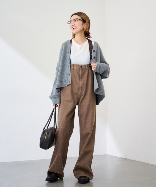 セール】PAYDAY /ペイデイ サスペンダー付きペイント加工デニム