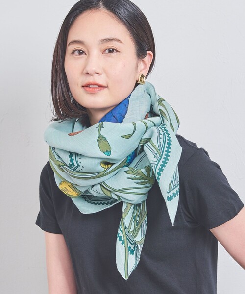 manipuri（マニプリ）の「＜manipuri＞コットン/シルク ストール 24SS