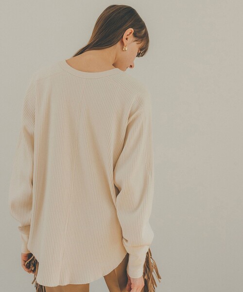 CLANE（クラネ）の「【CLANE/クラネ】W FACE HEAVY RIB TOPS/ダブル