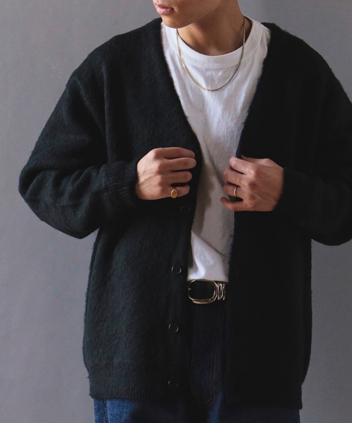 BEAMS（ビームス）の「BEAMS / 7ゲージ シャギー カーディガン