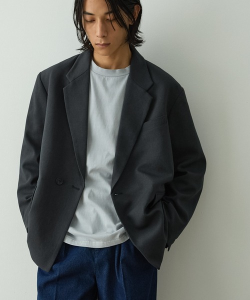 セール】【セットアップ対応】ウールライクファブリックリラックス