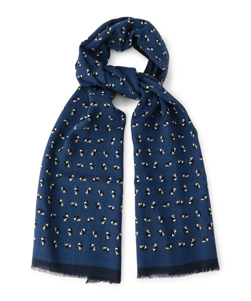 DRAKE'S（ドレイクス）の「DRAKES / パンダ柄ウールストール（ストール