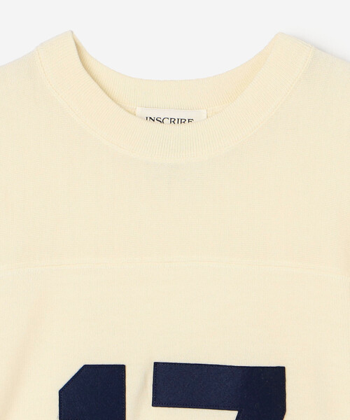 INSCRIRE（アンスクリア）の「INSCRIRE | フットボールTシャツ L MEN