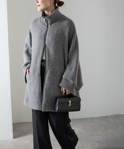 セール】パイルラッセルシャギーZIPコート（その他アウター）｜VERMEIL