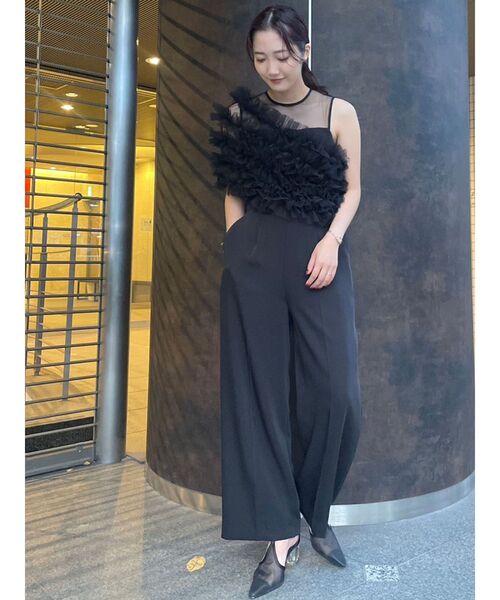 LAGUNAMOON（ラグナムーン）の「LADYチュールオフショルパンツドレス