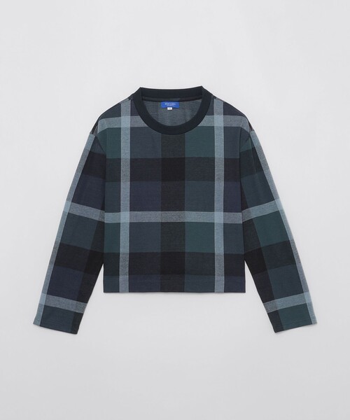 セール】クレストブリッジチェックジャカードジャージープルオーバー