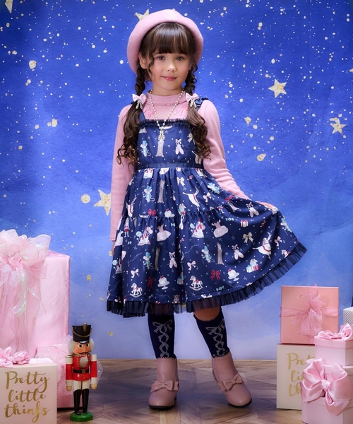 セール】くるみ割り人形柄キャミワンピース（ワンピース）｜mezzo