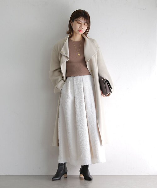 La TOTALITE（ラトータリテ）の「リバーハイネックロングコート