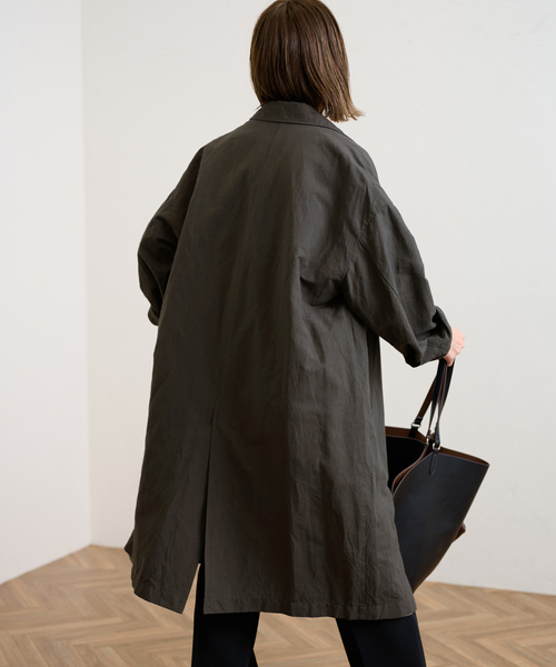 FRAMeWORK（フレームワーク）の「綿麻ポプリンコート（チェスター