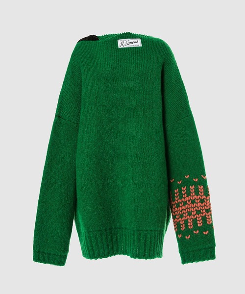 RAF SIMONS（ラフシモンズ）の「Oversized knit sweater with jacquard