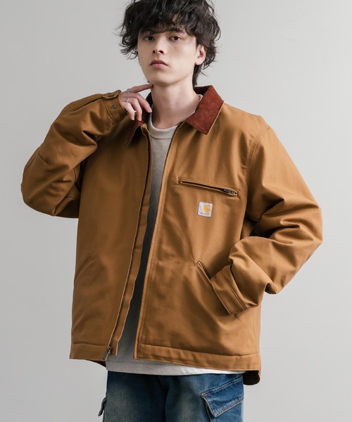 Carhartt カーハート DUCK DETROIT JACKET BLANKET LINED オーバー