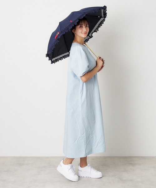 遮光 晴雨兼用 折りたたみ日傘 ”エンブフリル”（折りたたみ傘）｜POLO