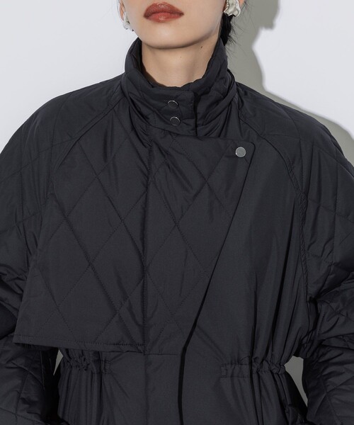 完売間近！】キルティングフーディーコート｜軽量/保温/保湿（ダウン