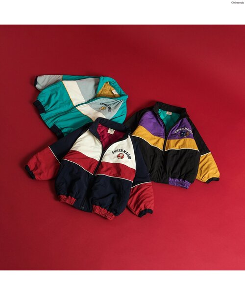 セール】スーパーマリオ 切替ジャケット（ブルゾン）｜BREEZE