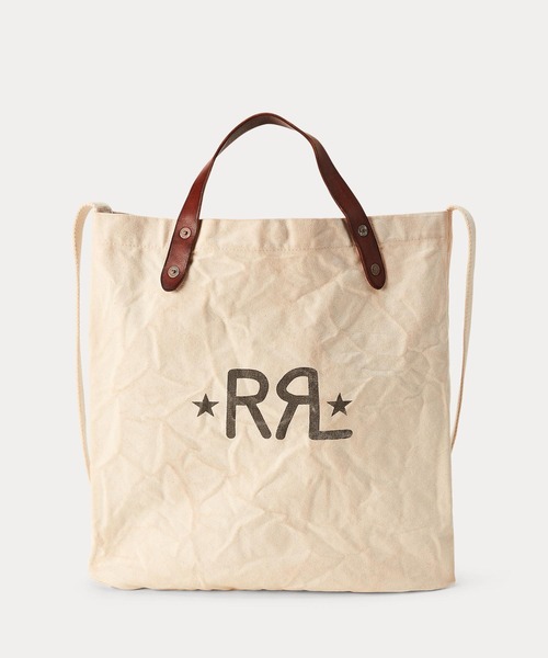 キャンバス ロゴ マーケット トート（トートバッグ）｜RRL（ダブル