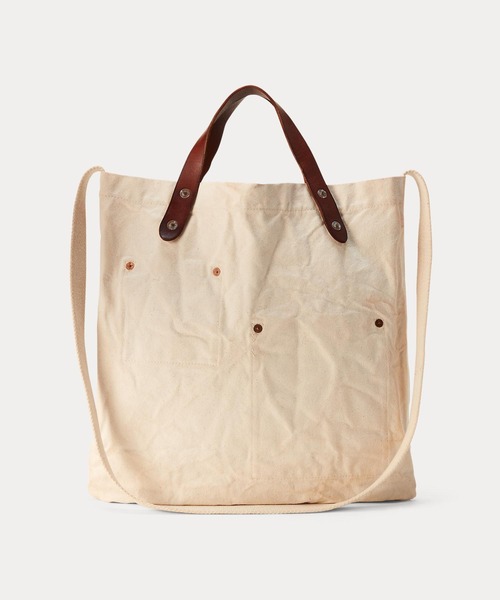 RRL（ダブル アール エル）の「キャンバス ロゴ マーケット トート