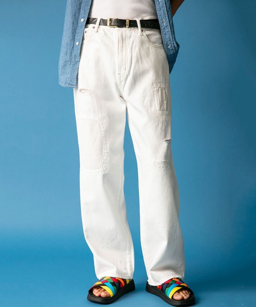 10オンスホワイトデニムハードワーカージーンズ | ジョンブル公式通販