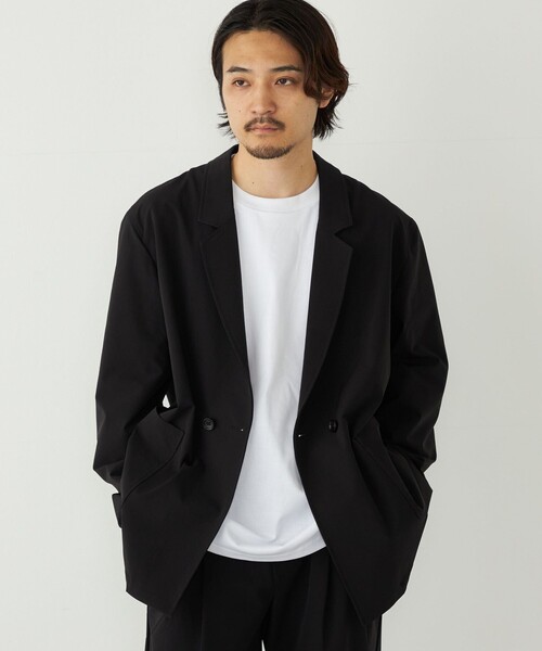 セール】SHIPS Colors:〈洗濯機可能〉ナイロン ストレッチ ダブル