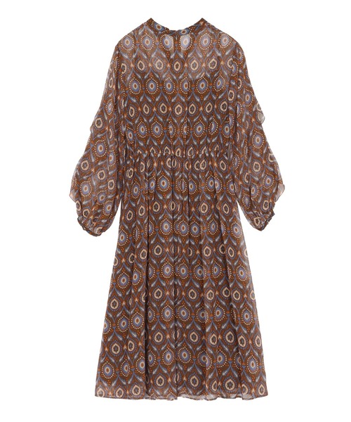 ANAYI（アナイ）の「タペストリープリントラッフル ワンピース