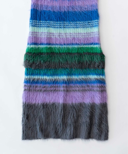 MAISON SPECIAL（メゾンスペシャル）の「Multicolor Border Knit Dress